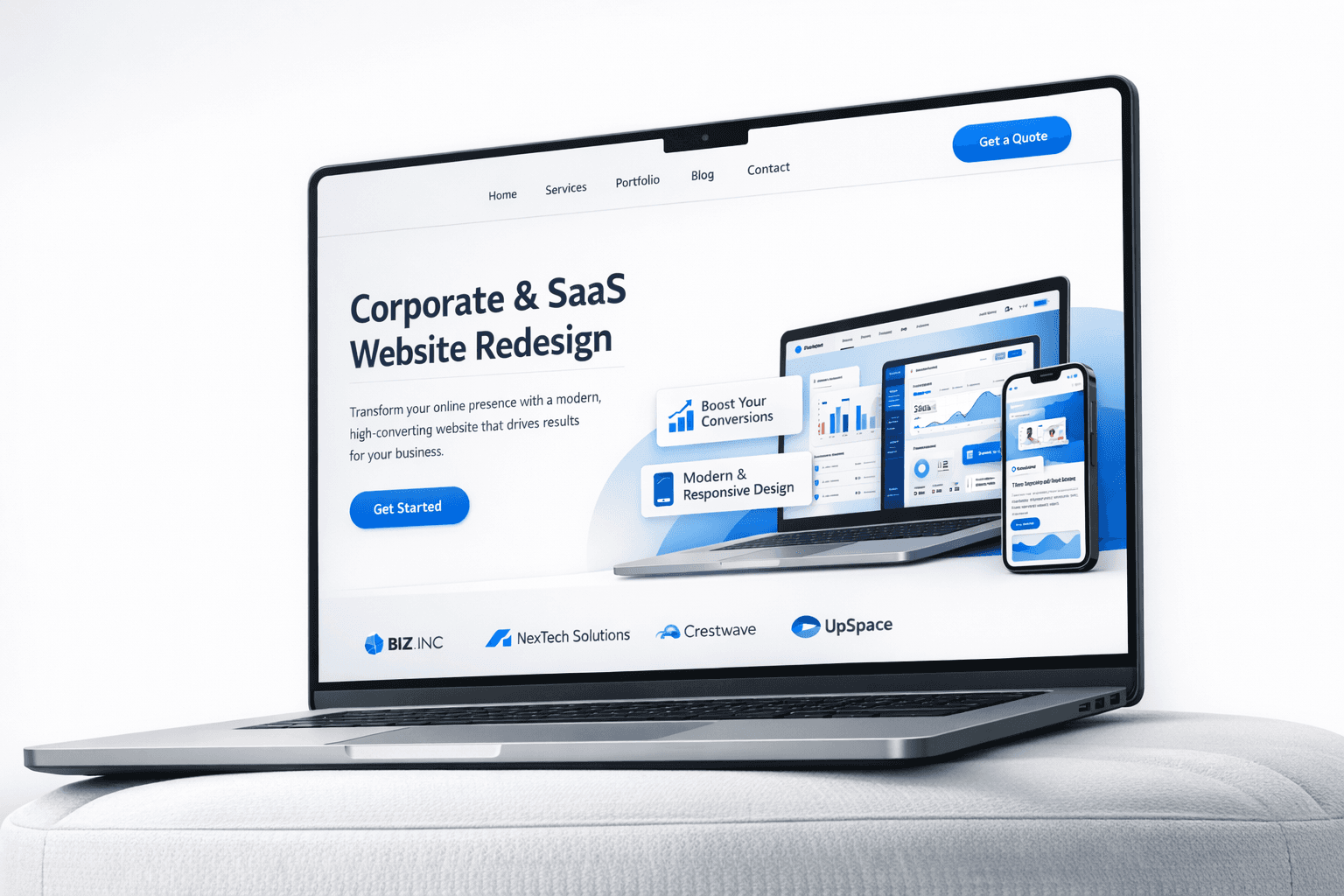 Corporate & SaaS Website Redesign