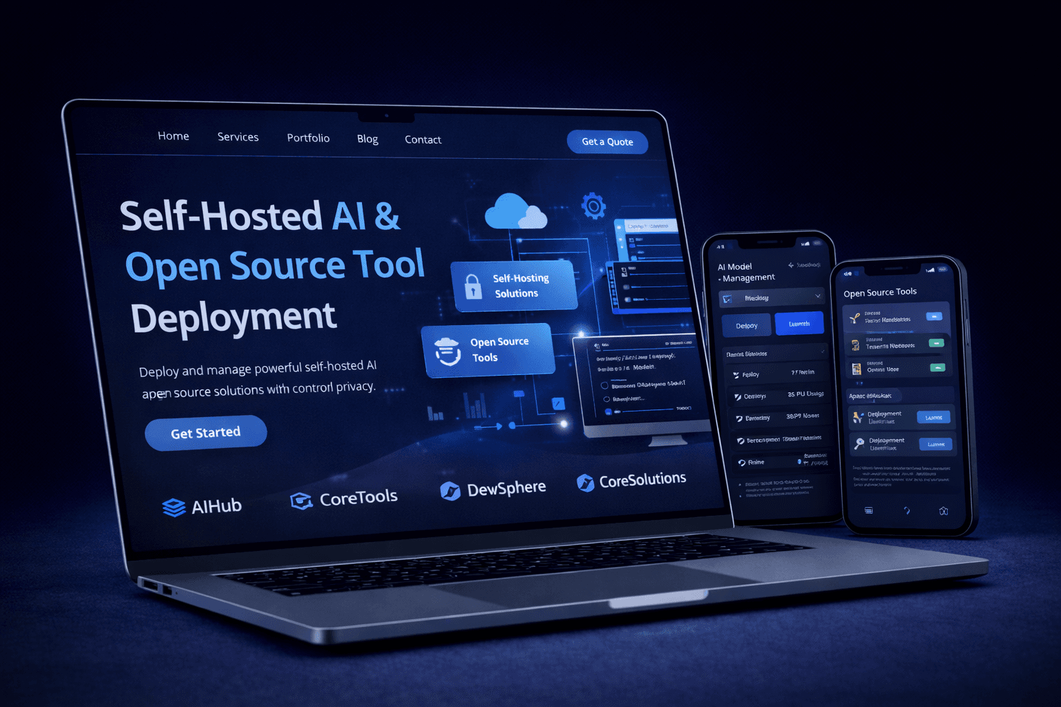 Self-Hosted AI & Open Source Tool Deployment